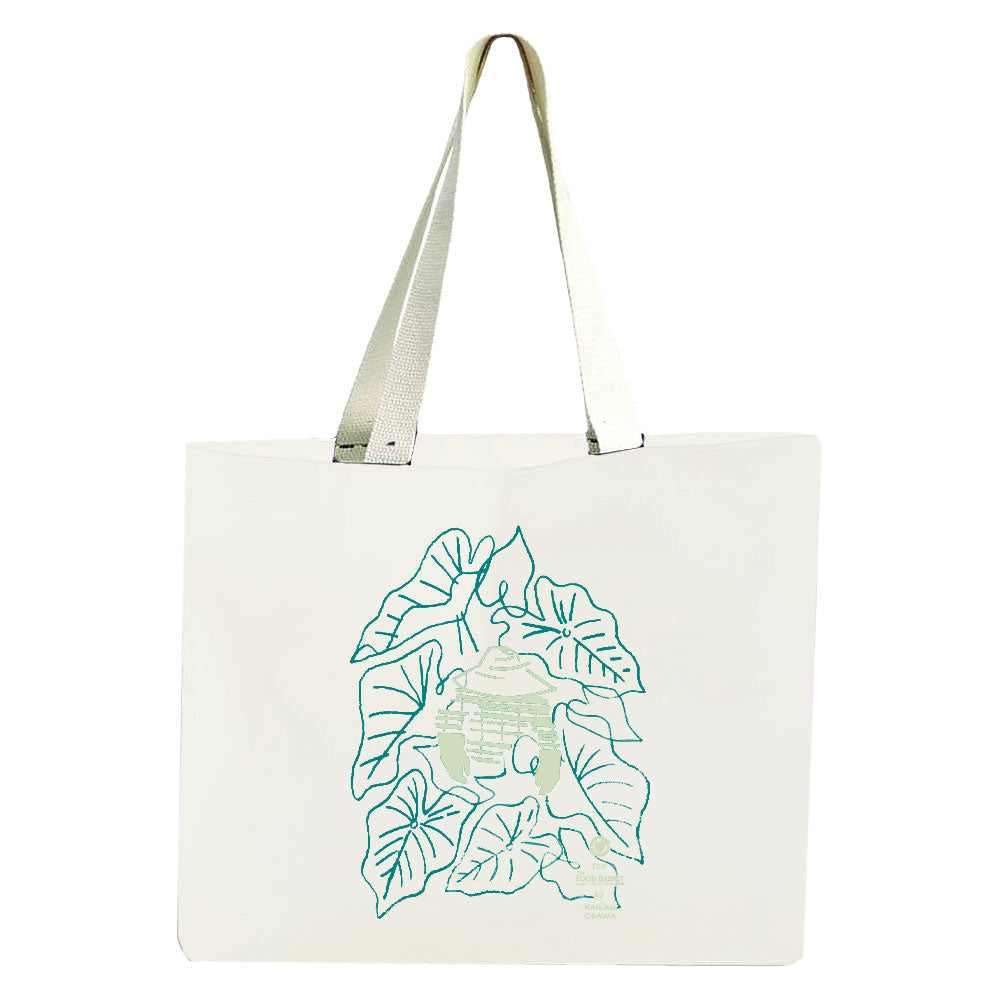 Mālama Kākou - Kalo Field Natural Tote