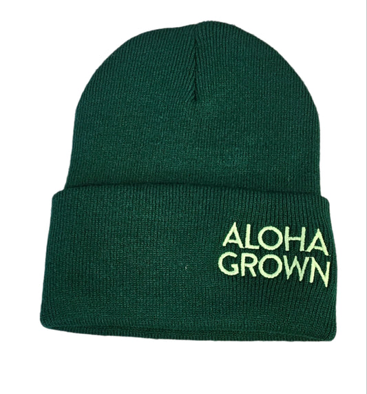 AG FORREST GRN w/ LIME BEANIE