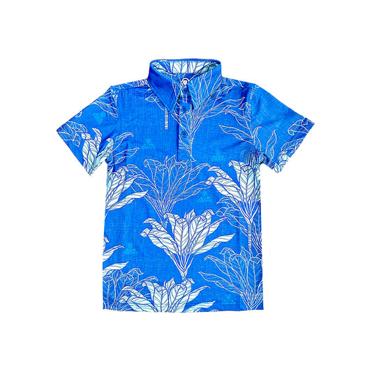 Ti Leaf Youth Polo Blue