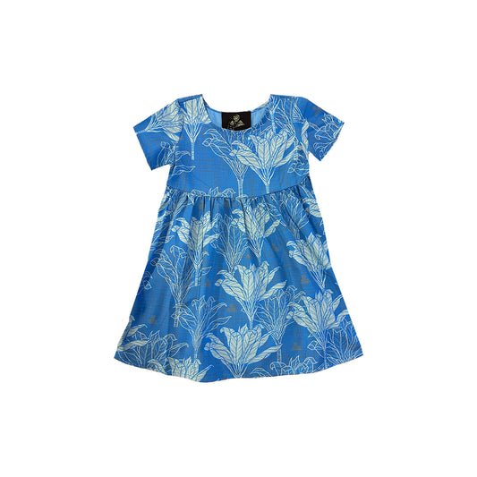 Ti Leaf Babydoll Girl Dress Blue