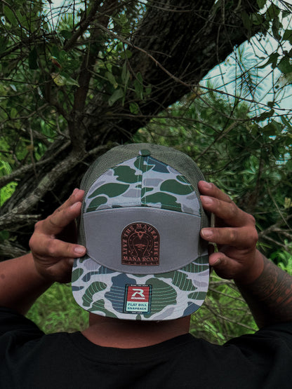 MRC Live the Mauka Life Leather Patch Cap