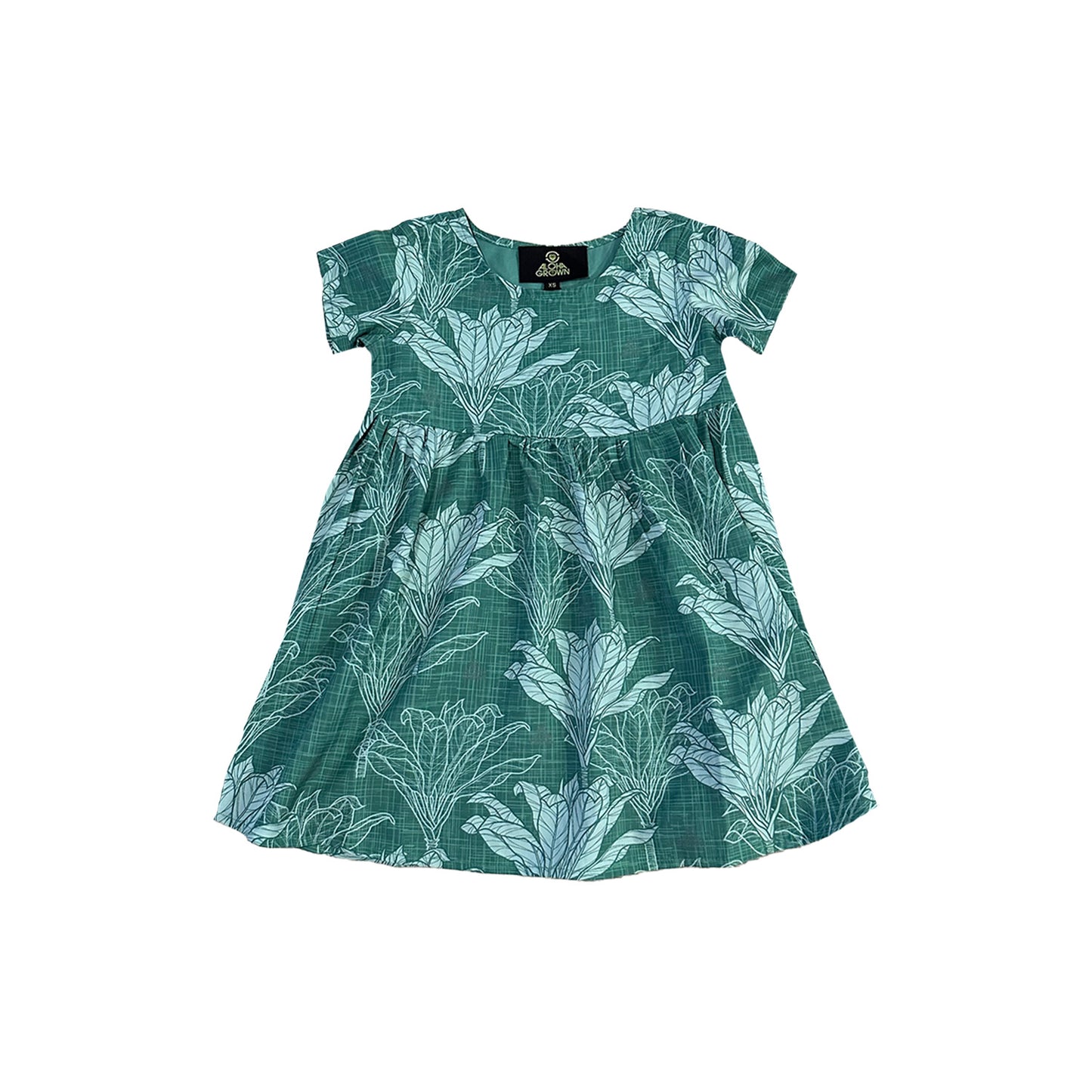Ti Leaf Babydoll Girl Dress Green