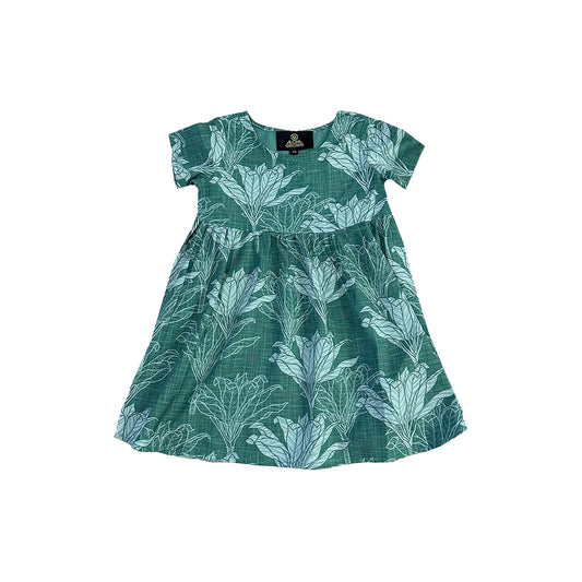Ti Leaf Babydoll Girl Dress Green