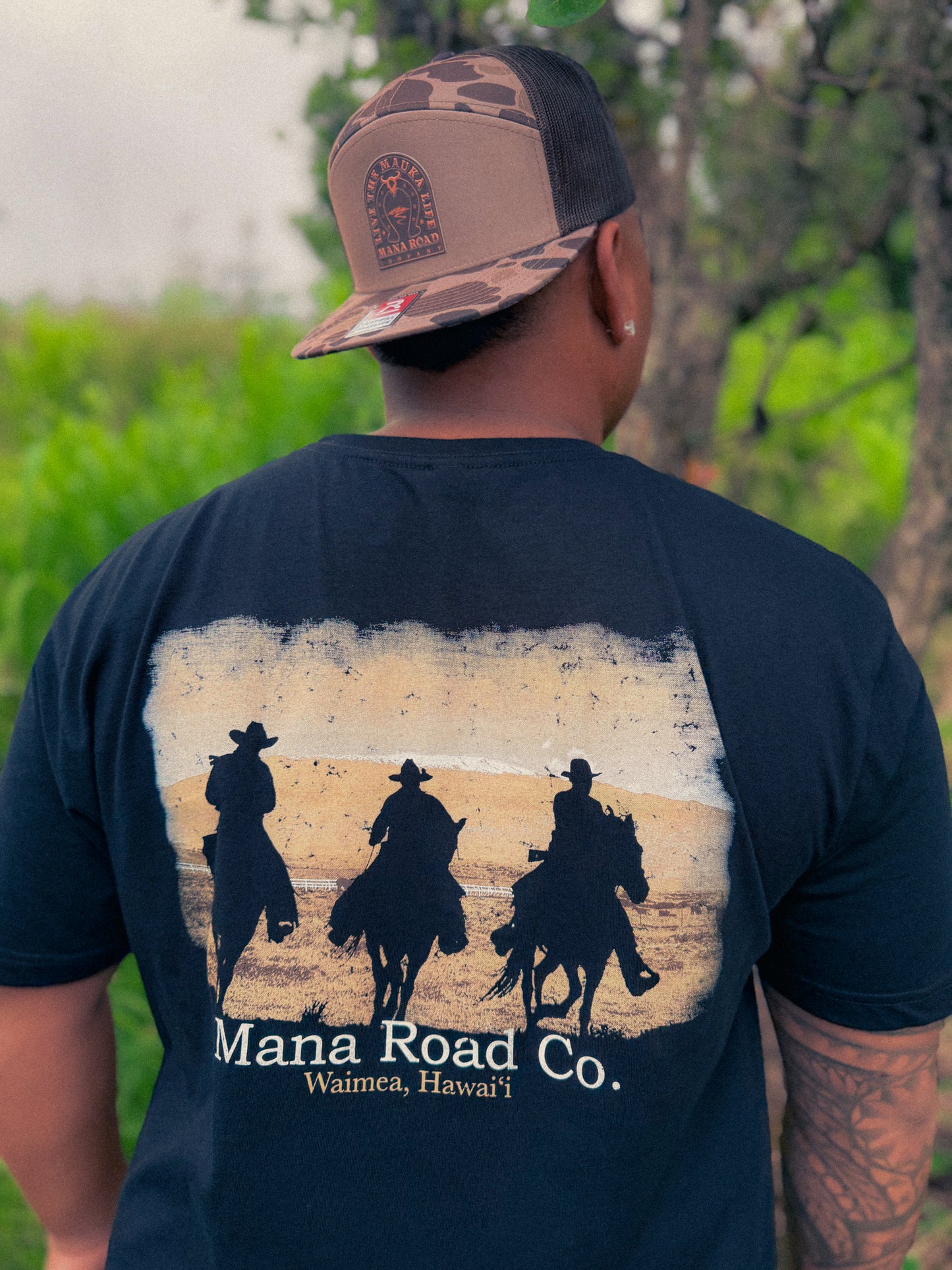 MRC Live the Mauka Life Leather Patch Cap