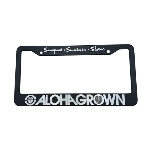 White License Plate Cover