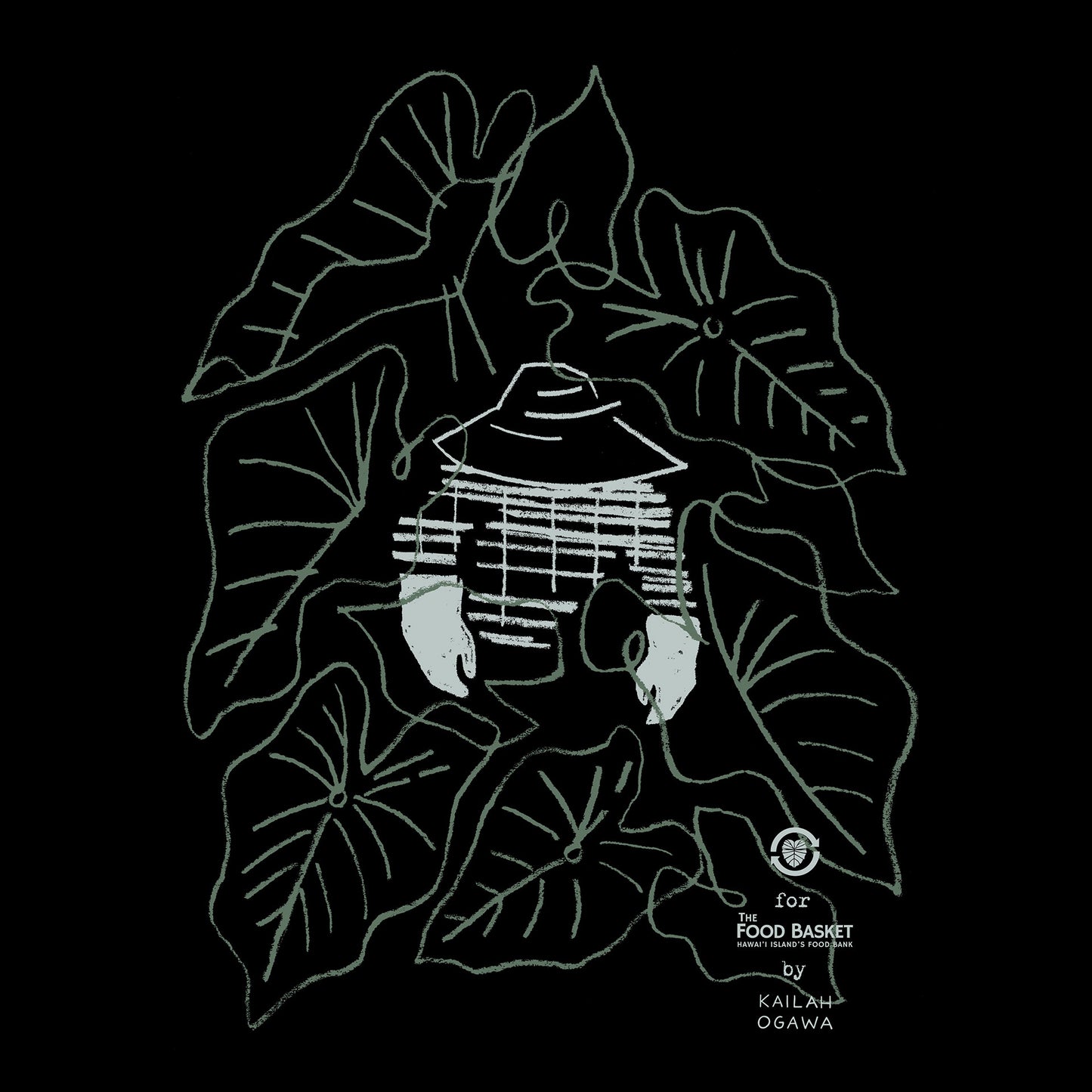 Mālama Kākou - Kalo Field Women Black