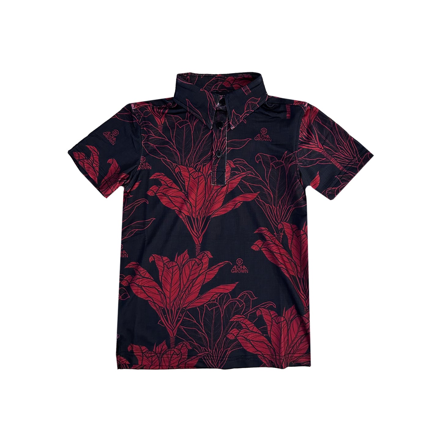 Ti Leaf Youth Polo Red